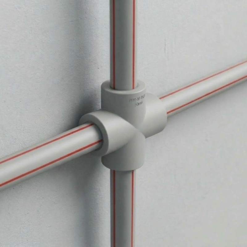 CRUCETA PPR GRIS 20MM HOFFENS TERMOFUSION AGUA CALIENTE - 2