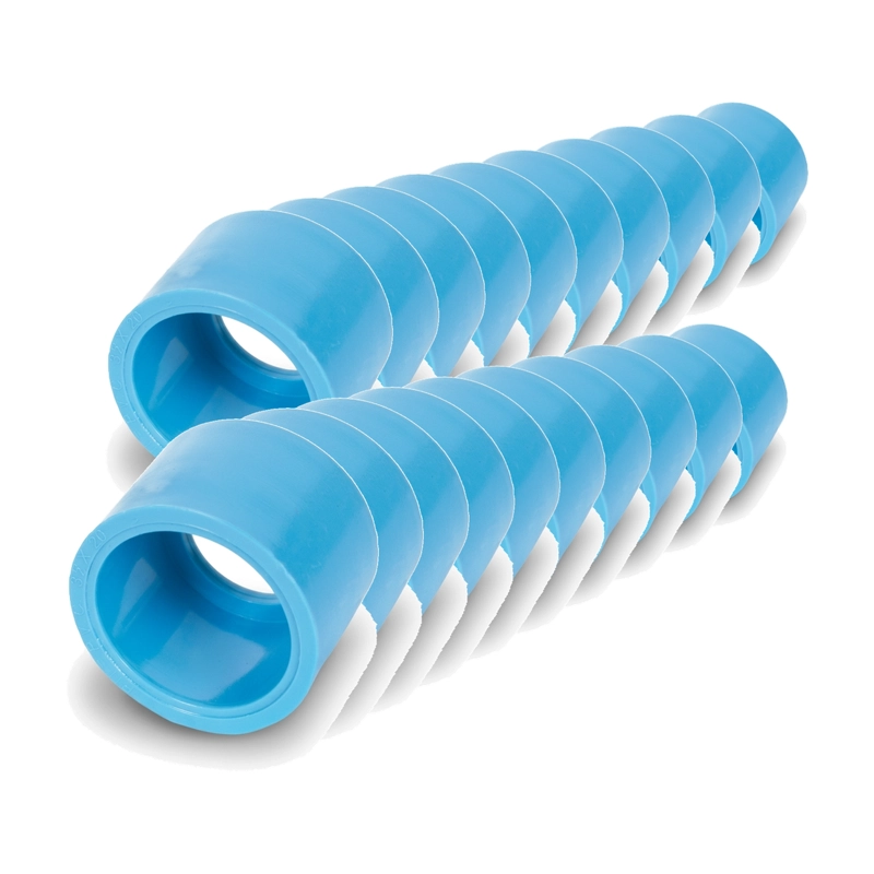 PACK 20 BUJE REDUCCION CORTO PVC 25X20MM PN10 CELESTE AGUA - 1