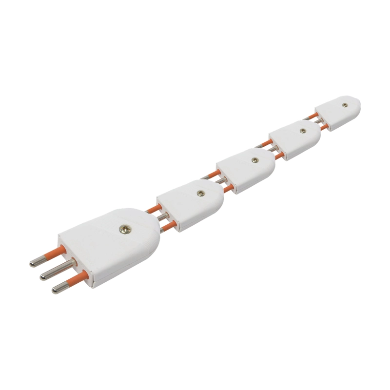 PACK 5 ENCHUFE MACHO KALOP SUPER 10A 3 PATAS 2P+TIERRA - 1