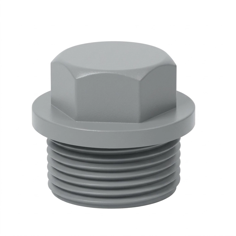 TAPA TORNILLO PPR HE 3/4' HOFFENS GRIS AGUA FRIA CALIENTE - 2