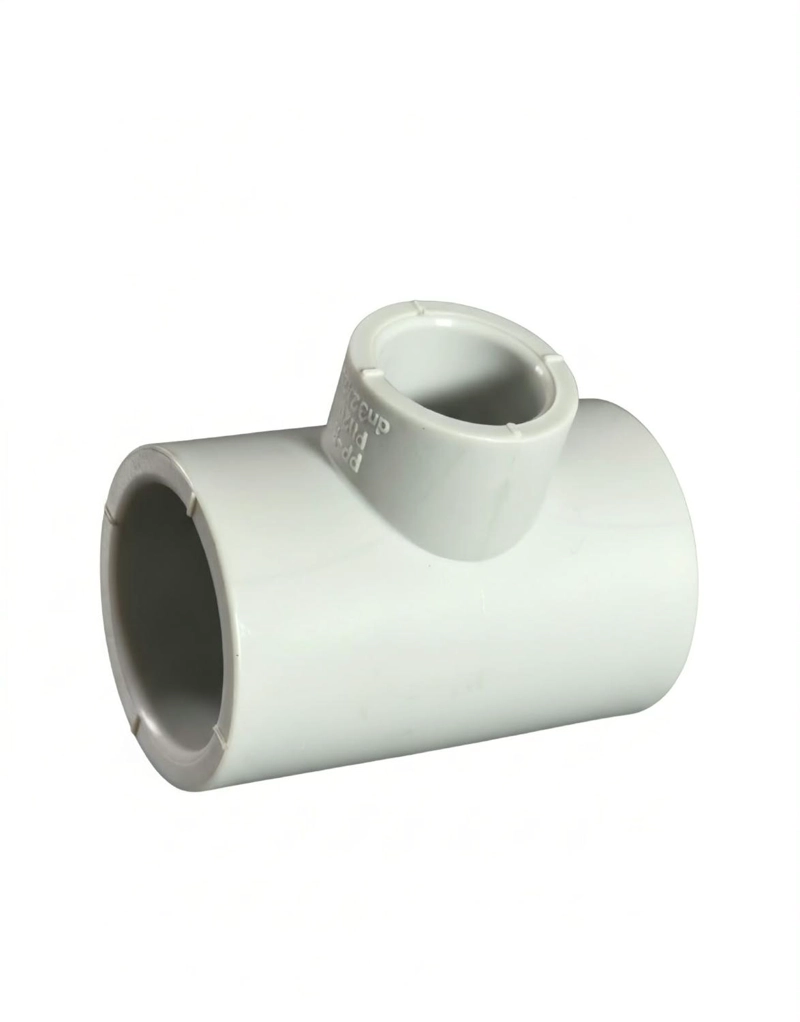 TEE REDUCCION PPR HOFFENS 32X25X32MM GRIS TERMOFUSION - 1