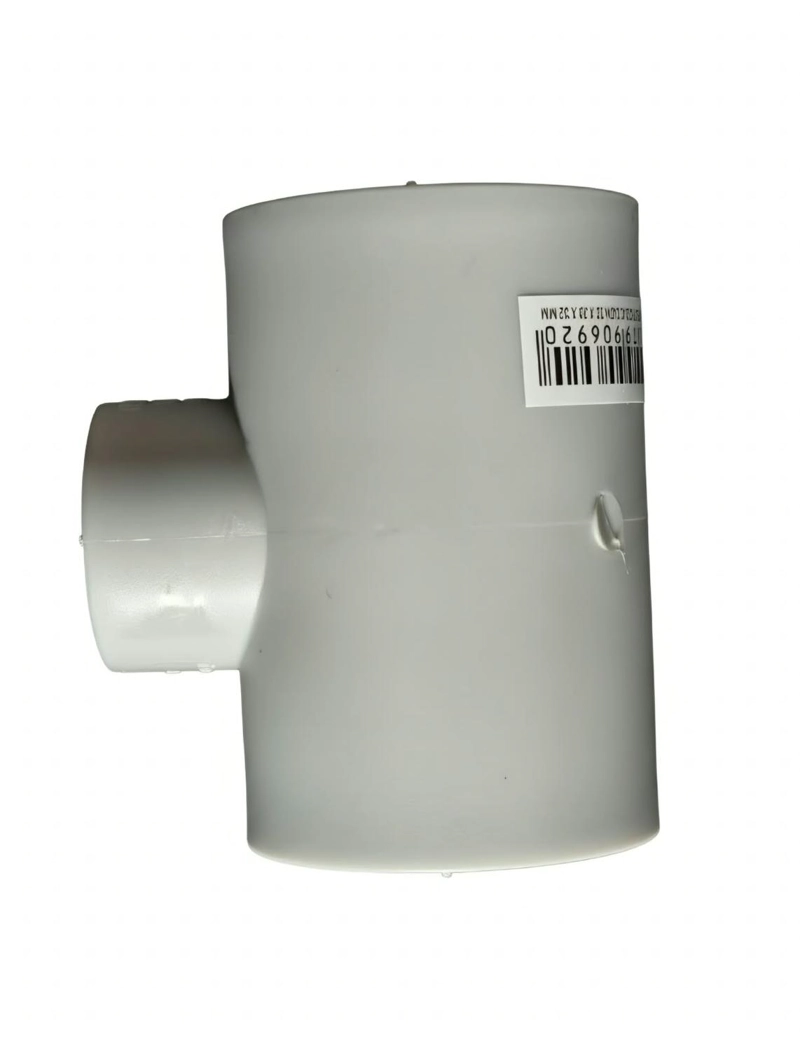 TEE REDUCCION PPR HOFFENS 32X25X32MM GRIS TERMOFUSION - 3