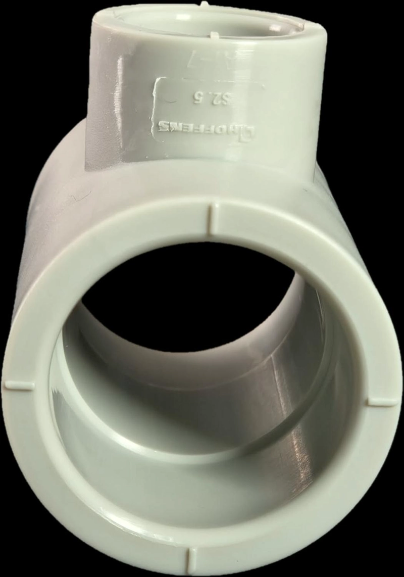 TEE REDUCCION PPR 32X20X32MM GRIS HOFFENS TERMOFUSION - 2
