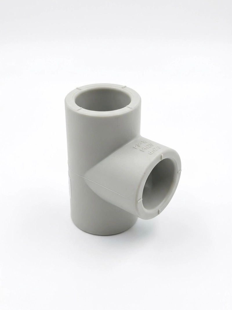 TEE PPR GRIS 25MM HOFFENS TERMOFUSION AGUA FRIA CALIENTE - 1