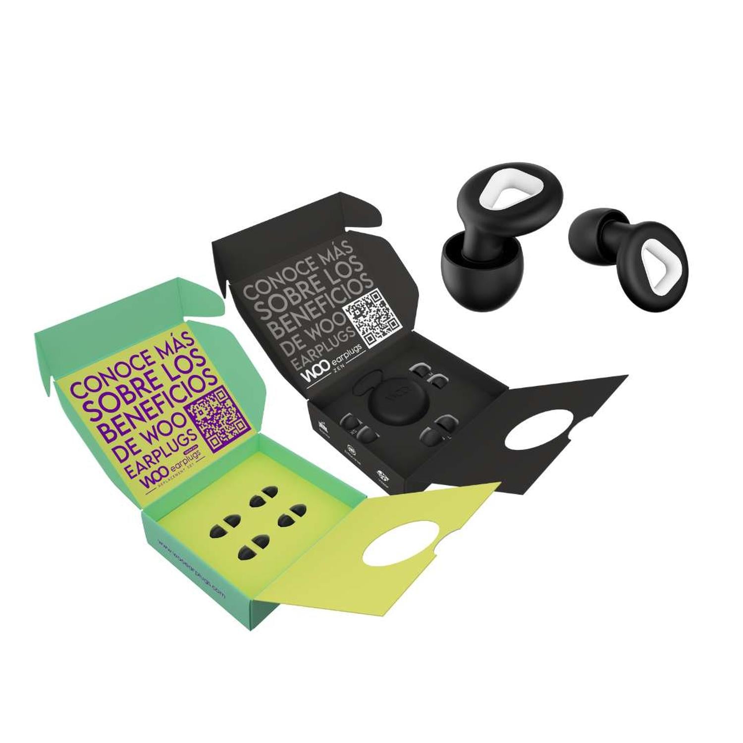 TAPONES WOO EARPLUGS ZEN KIDS OÍDOS NIÑOS LAVABLES 30DB - 1