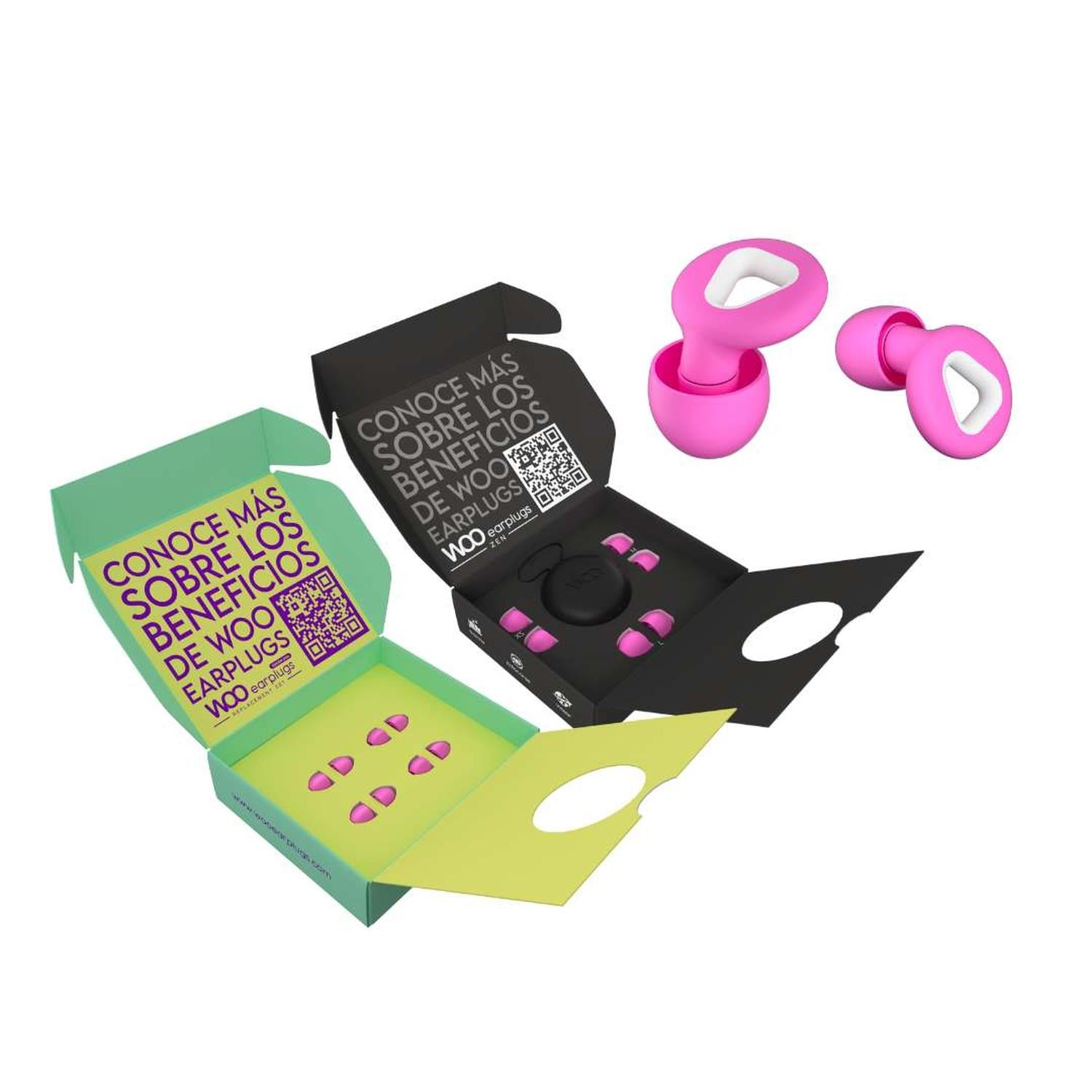 TAPONES WOO EARPLUGS ZEN KIDS OÍDOS NIÑOS LAVABLES 30DB - 1