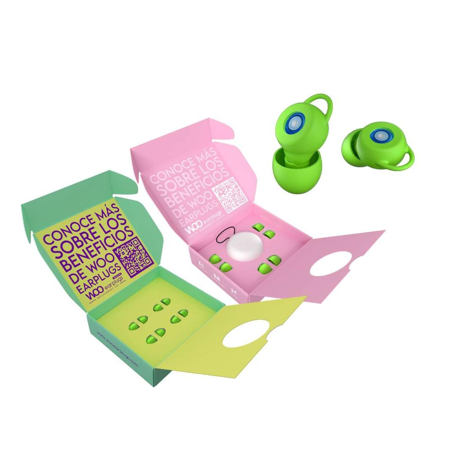 TAPONES WOO EARPLUGS CONNECT KIDS OÍDOS NIÑOS ESTUDIO 16DB - 1