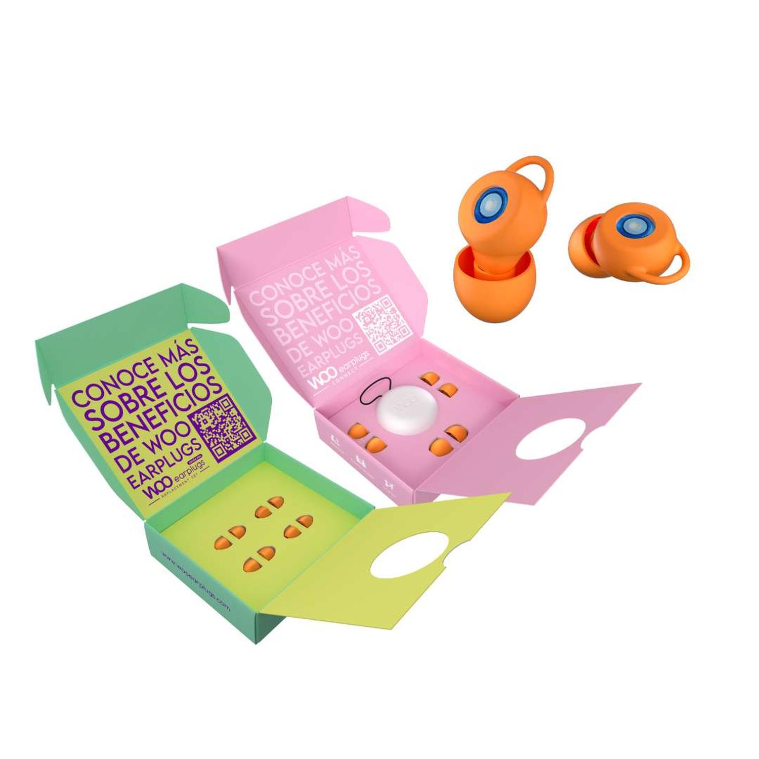 TAPONES WOO EARPLUGS CONNECT KIDS OÍDOS NIÑOS ESTUDIO 16DB - 1