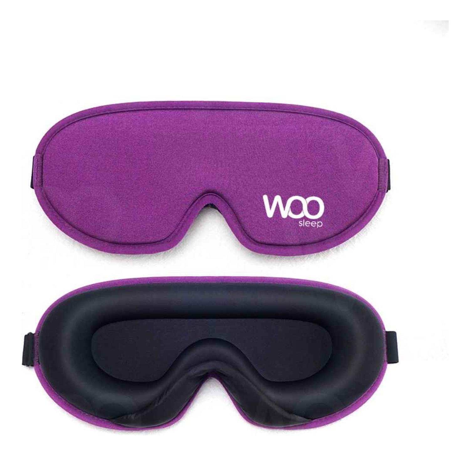WOO SLEEP MASCARILLA BLACKOUT ANTIFAZ PARA DORMIR ADULTOS SLEEP PURPLE - 2