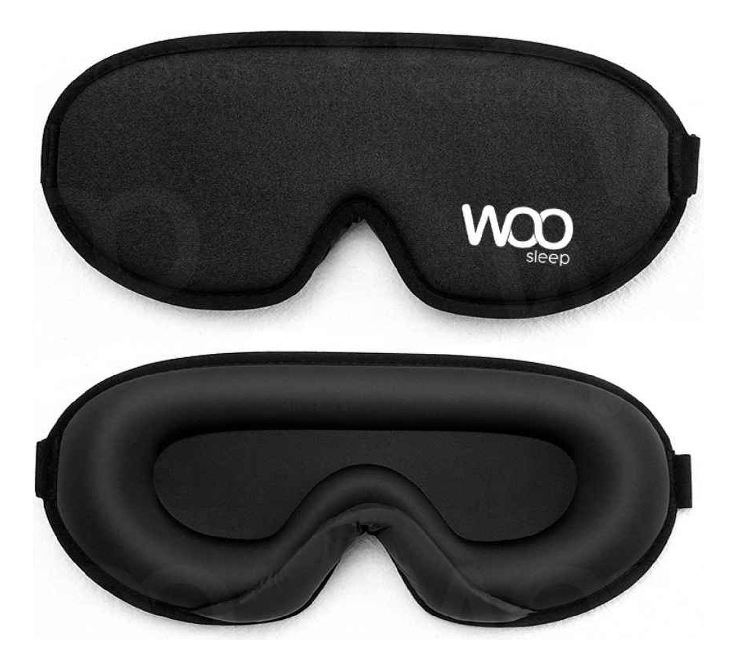WOO SLEEP MASCARILLA BLACKOUT ANTIFAZ PARA DORMIR ADULTOS SLEEP BLACK - 3