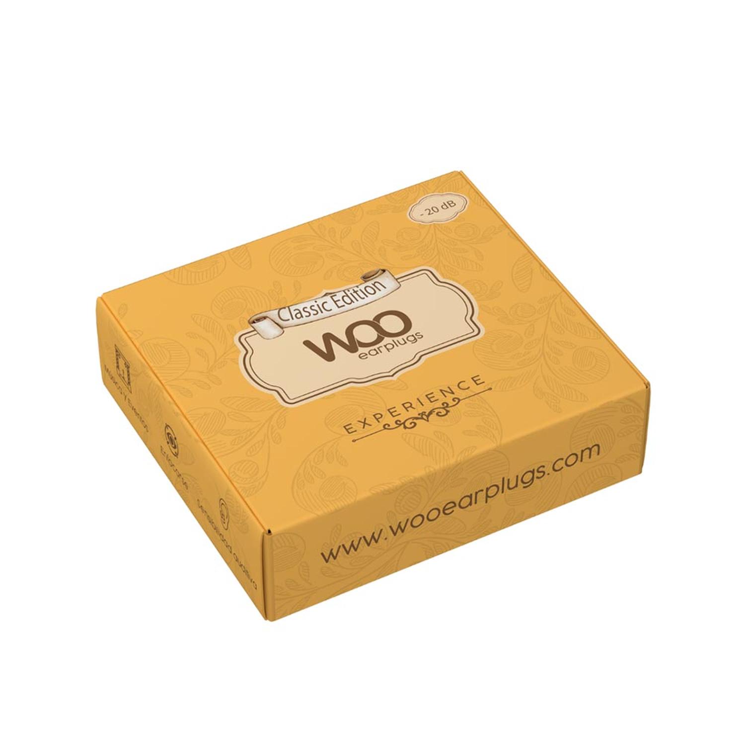 TAPONES WOO EARPLUGS EXPERIENCE CLASSICS AUDITIVOS 20DB - 2