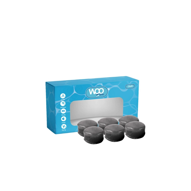 WOO EARPLUGS SWIM TAPONES DE OIDO NATACION SILICONA 28DB - 1