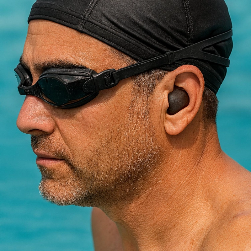 WOO EARPLUGS SWIM TAPONES DE OIDO NATACION SILICONA 28DB - 2
