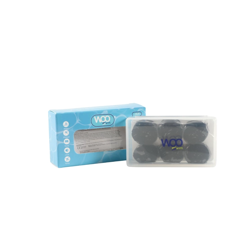 WOO EARPLUGS SWIM TAPONES DE OIDO NATACION SILICONA 28DB - 3