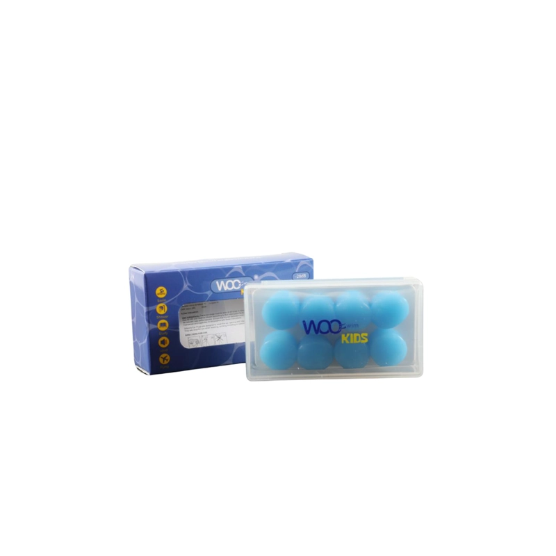 WOO EARPLUGS SWIM KIDS TAPONES OIDO NIÑOS NATACION SILICONA 28DB - 3