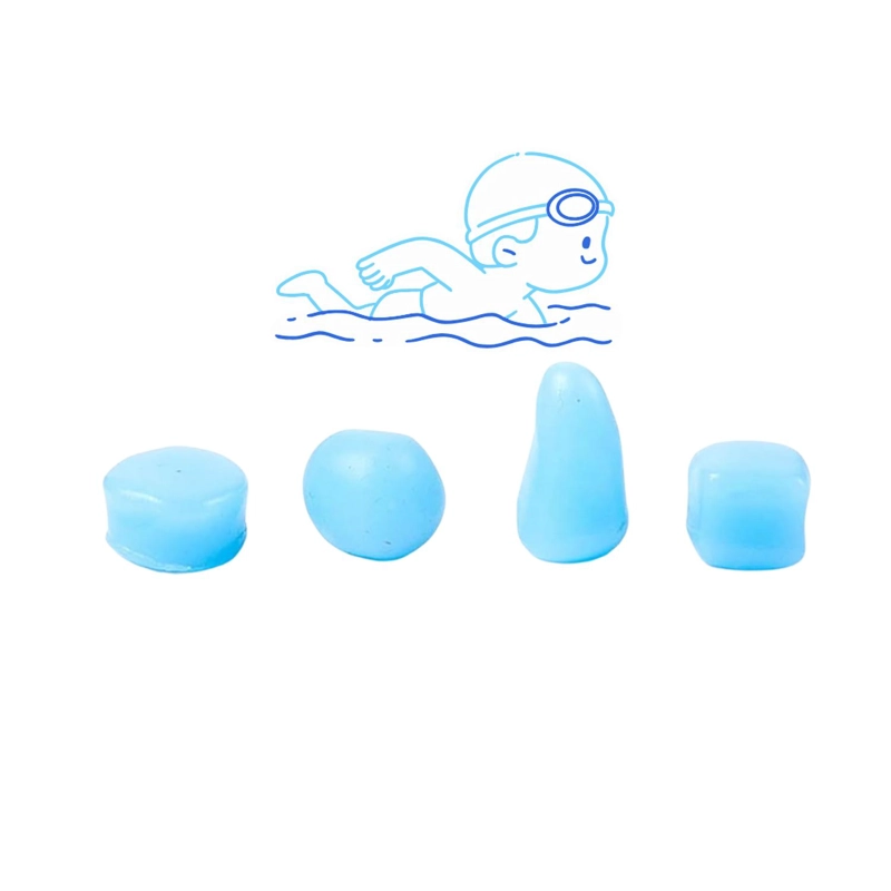 WOO EARPLUGS SWIM KIDS TAPONES OIDO NIÑOS NATACION SILICONA 28DB - 4