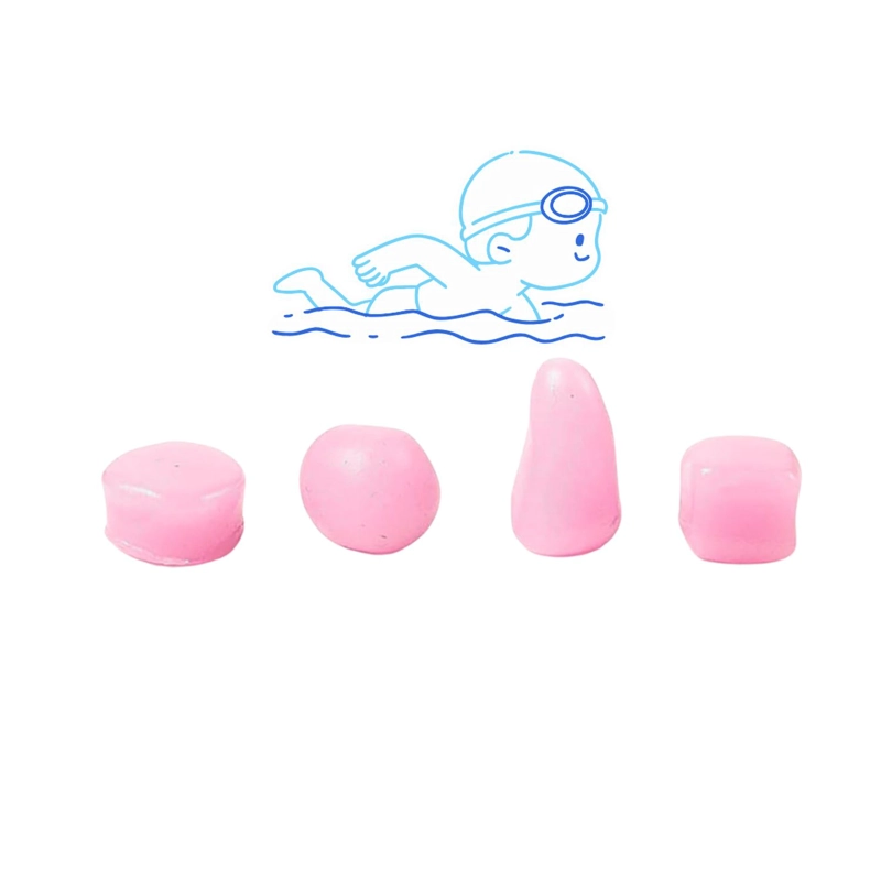 WOO EARPLUGS SWIM KIDS TAPONES OIDO NIÑOS NATACION SILICONA 28DB - 5