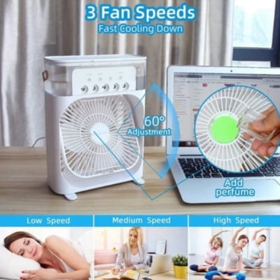 MINI VENTILADOR NEWVANA CON HUMIFICADOR PORTATIL USB - 4