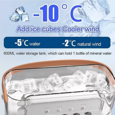 MINI VENTILADOR NEWVANA CON HUMIFICADOR PORTATIL USB - 5