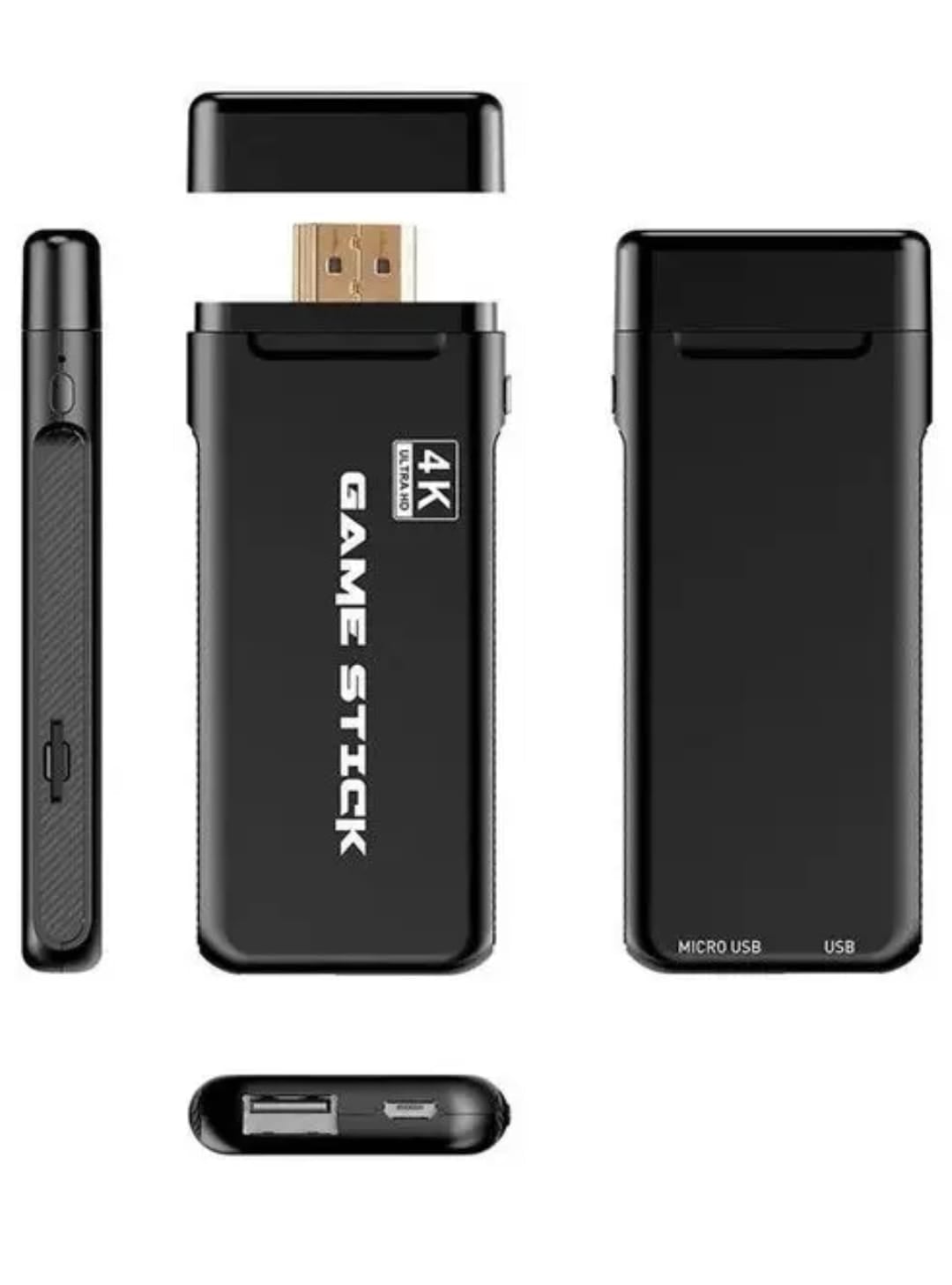 CONSOLA DE VIDEO JUEGOS CON 10000 JUEGOS INCORPOROS GAME STICK 64G 4K - 3