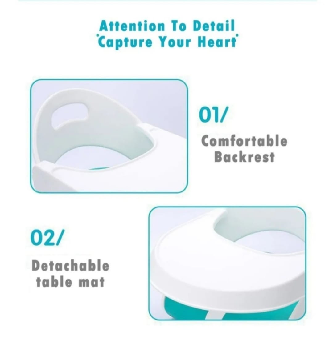 SILLA COMER NEWVANA ADAPTABLE BEBÉ BLANCO - 4