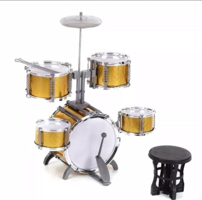 BATERÍA MUSICAL DE 5 TAMBORES  PARA NIÑOS JAZZ DRUM - 1