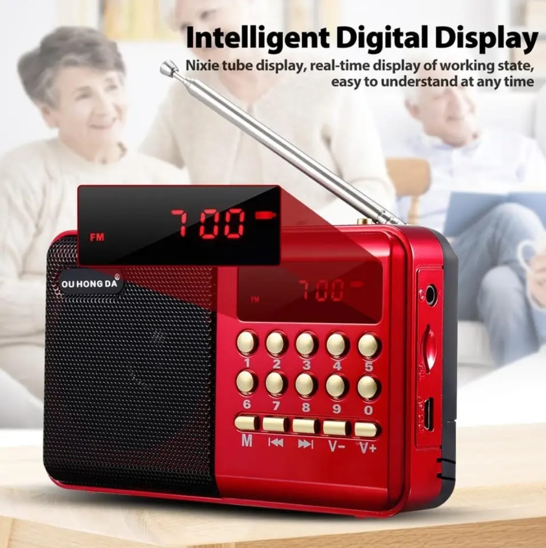 RADIO FM PORTATIL DE BOLSILLO COLOR NEGRO - 3