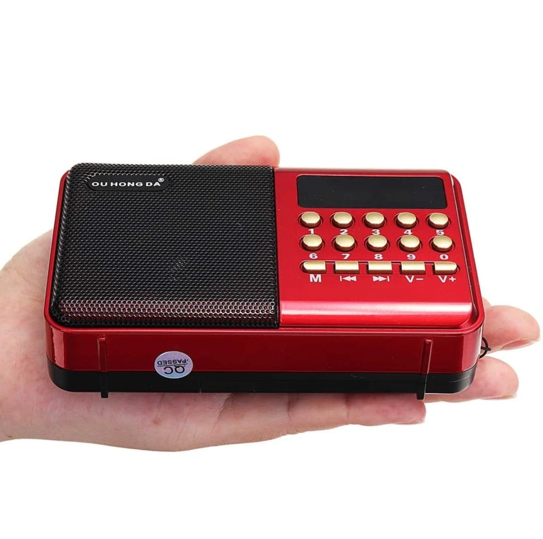 RADIO FM PORTATIL DE BOLSILLO COLOR NEGRO - 5