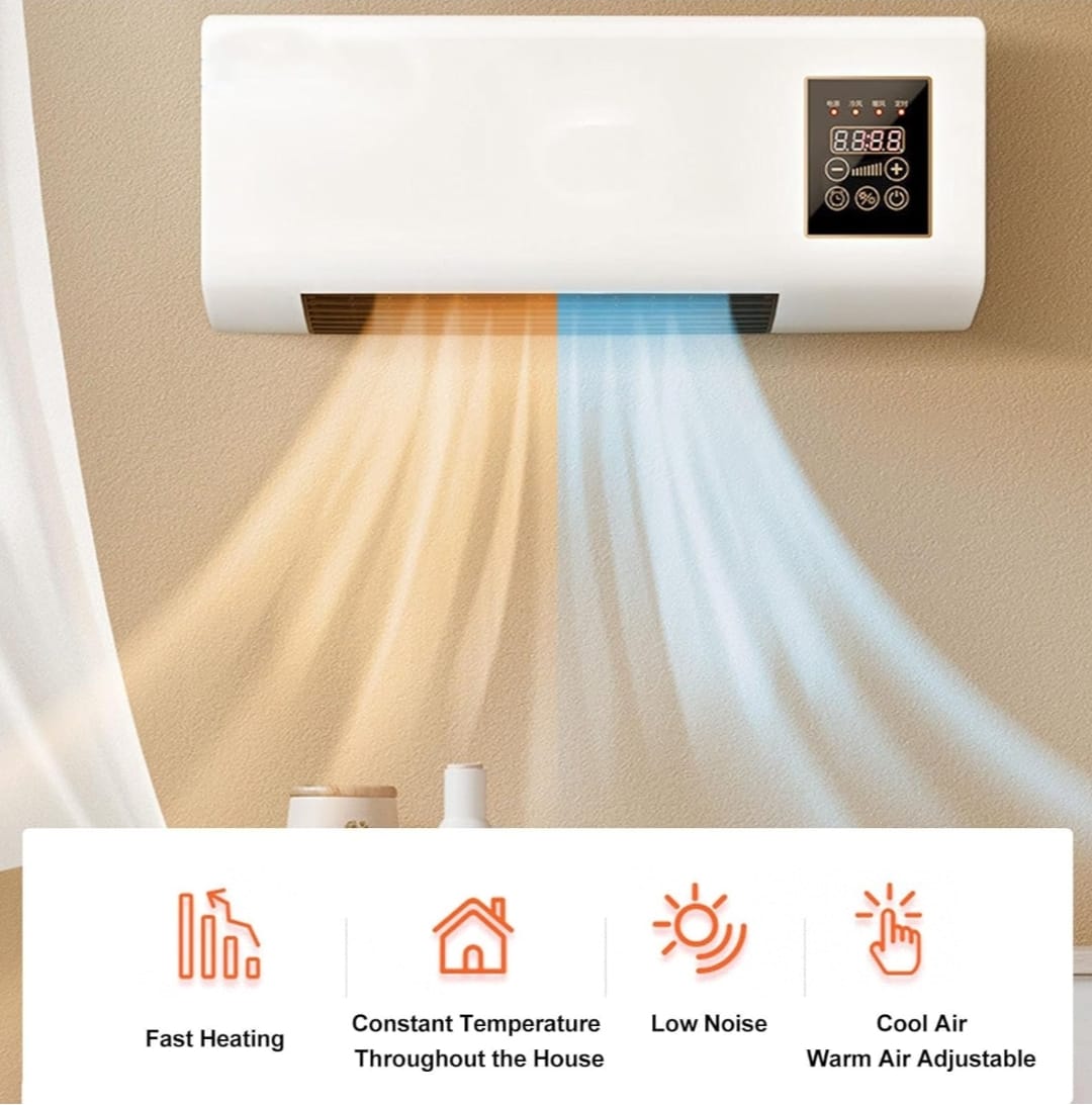 CALEFACTOR NEWVANA 2000 W AIRE CALIENTE AMBIENTE PORTATIL - 3