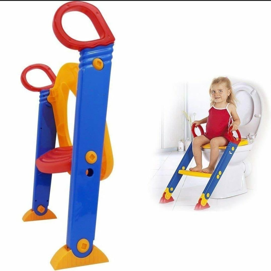 ADAPTADOR NEWVANA ESCALERA ASIENTO BAÑO NIÑOS AZUL - 2