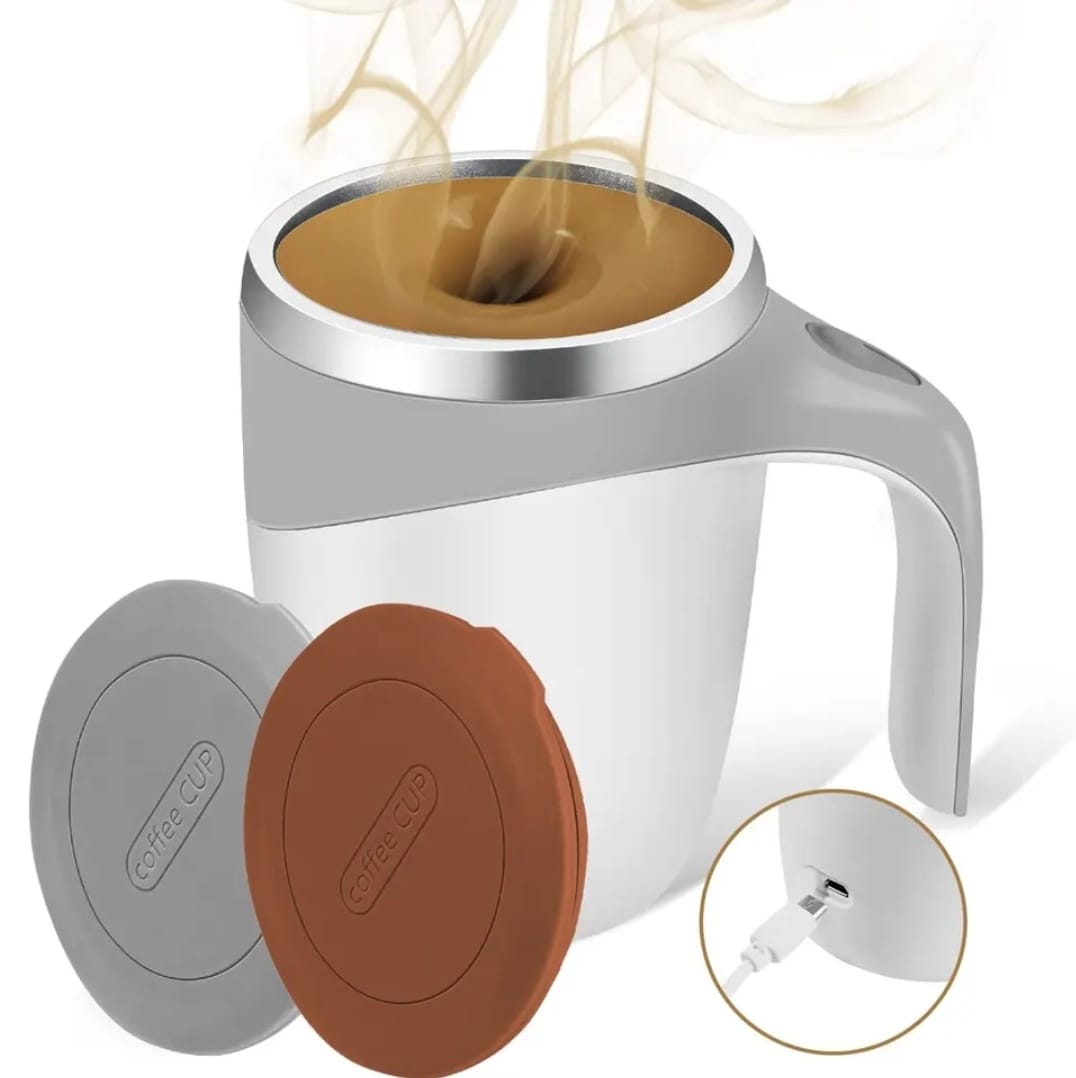 TAZA MEZCLADOR MAGNETICO AUTOMATICO DE BEBIDAS 380 ML - 1