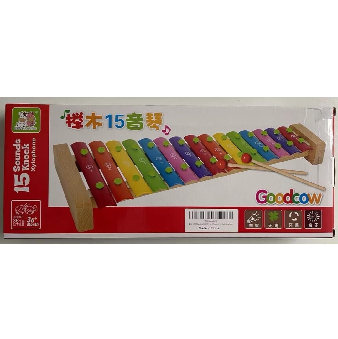 XILÓFONO NEWVANA MADERA 15 TECLAS NIÑOS - 4