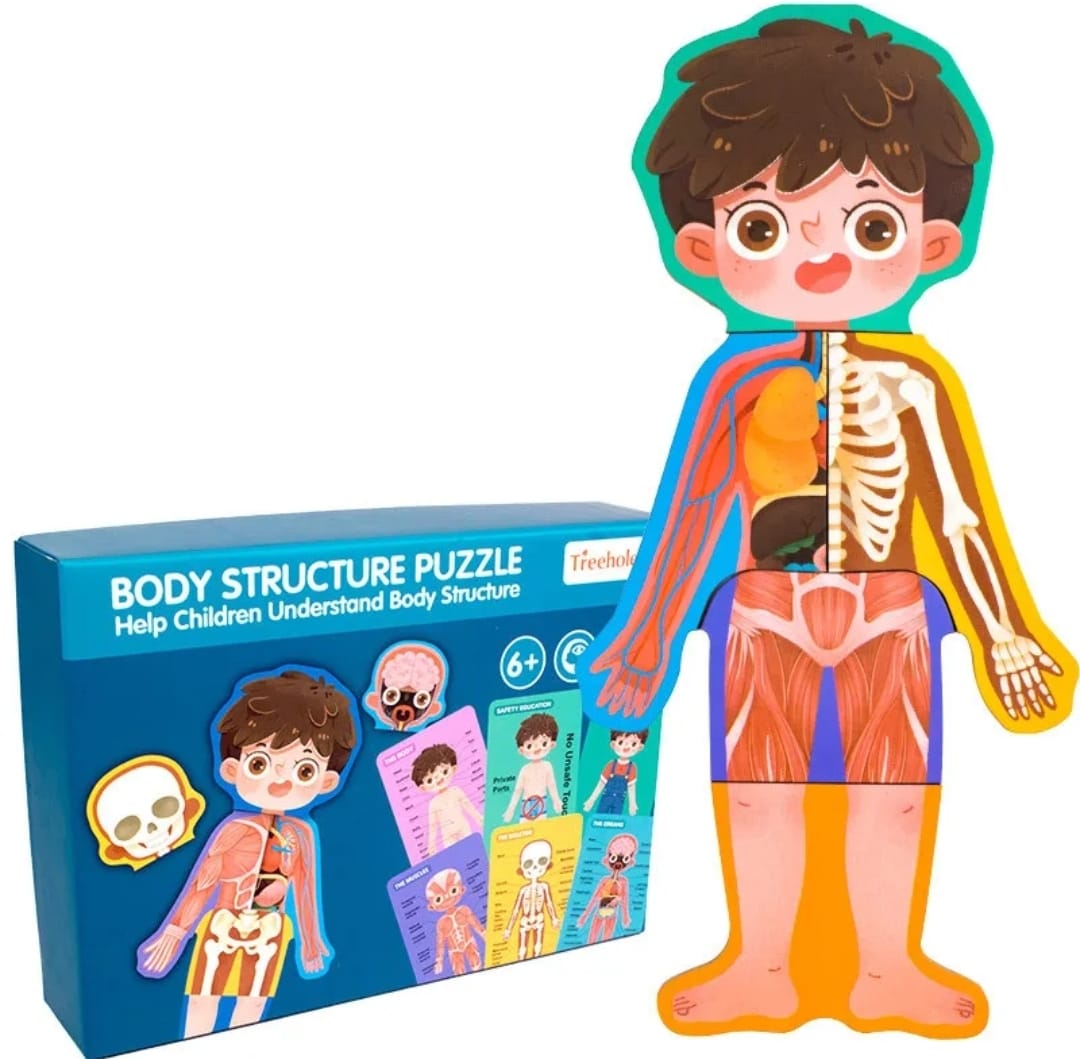 PUZZLE DE MADERA NEWVANA CUERPO HUMANO - 1