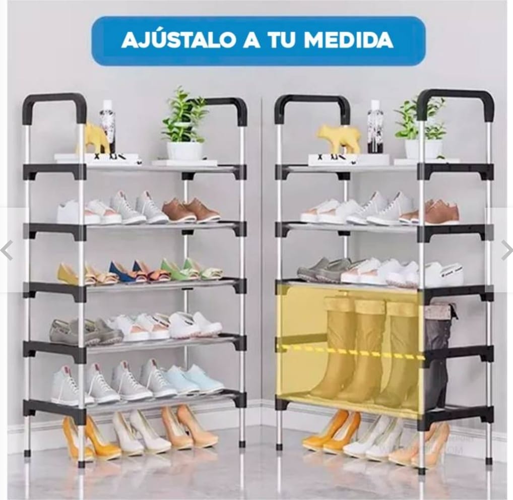 ORGANIZADOR ZAPATOS NEWVANA 5 NIVELES MUEBLE ROPA - 1