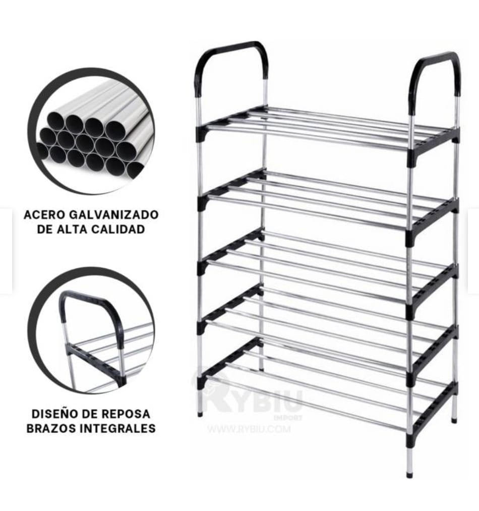 ORGANIZADOR ZAPATOS NEWVANA 5 NIVELES MUEBLE ROPA - 3