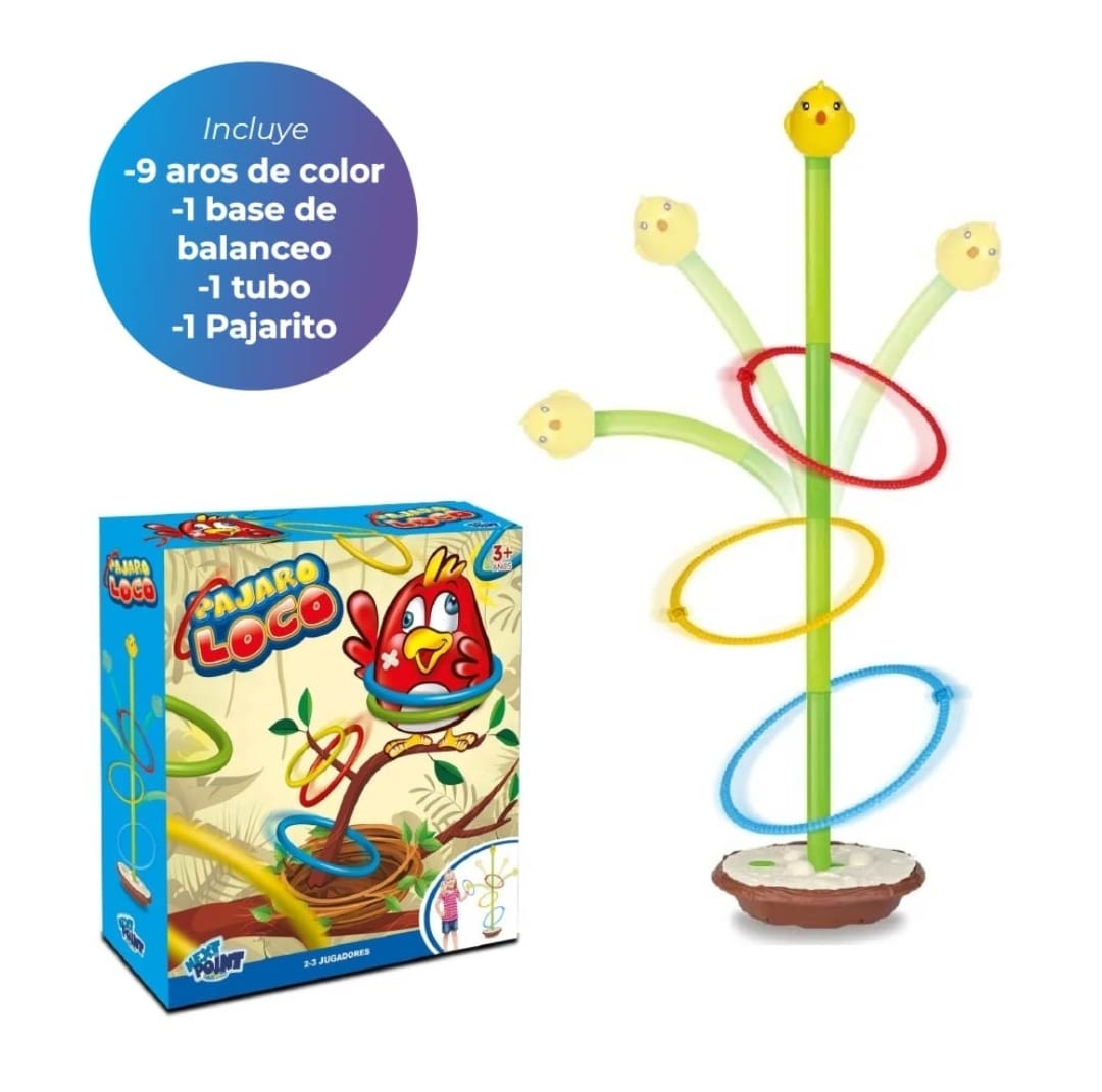 JUEGO DE HABILIDAD Y DESTREZA NEWVANA PAJARO LOCO - 4