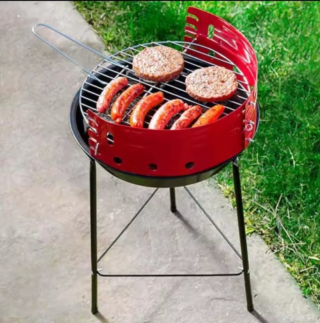 PARRILLA A CARBON REDONDA PORTATIL - 3