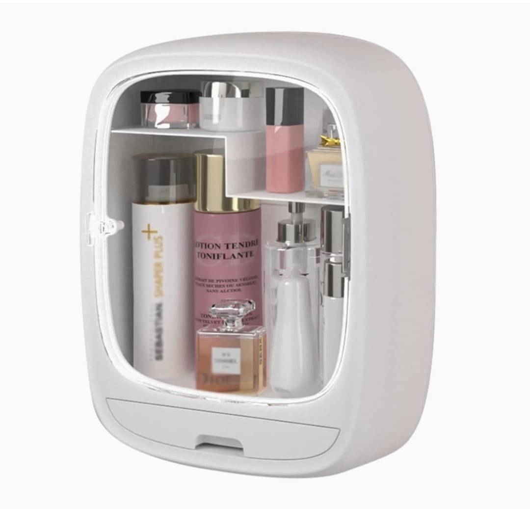 COSMETIQUERO CAJA ORGANIZADOR DE COSMETICOS ROSADA - 1