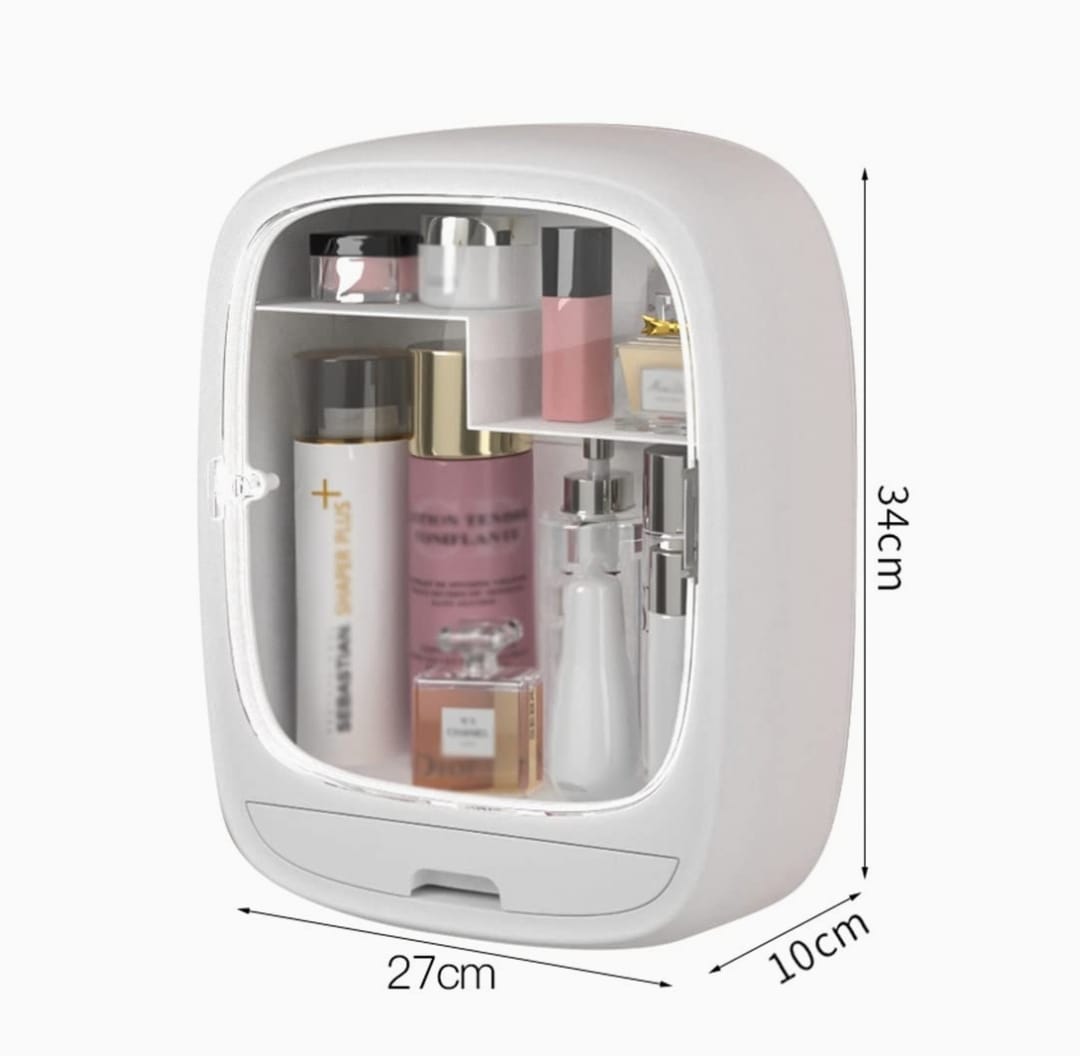 COSMETIQUERO CAJA ORGANIZADOR DE COSMETICOS ROSADA - 3