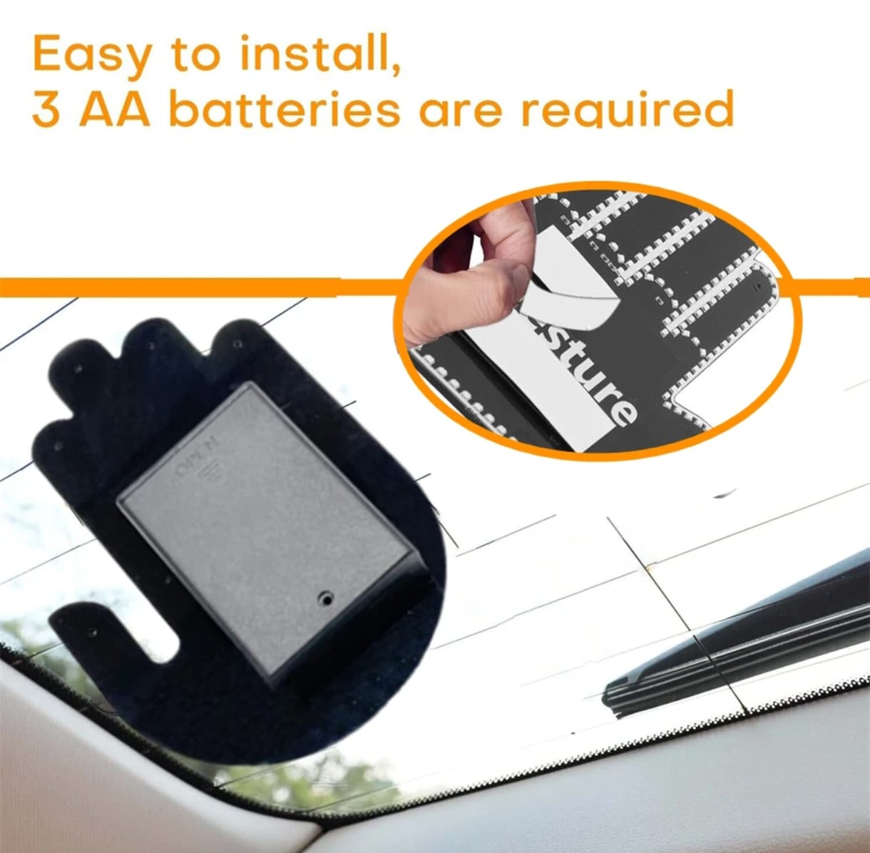 LUCES PARA AUTO NEWVANA MANO SEÑALIZACION - 4