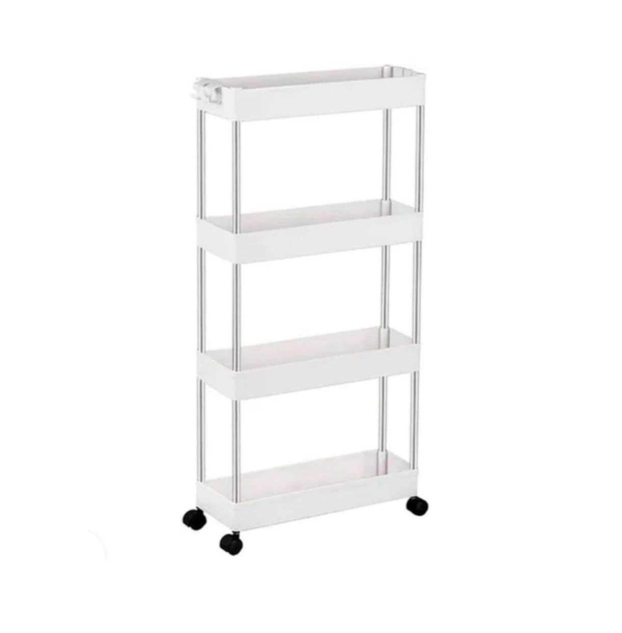 ESTANTE ORGANIZADOR 4 NIVELES PARA COCINA Y BAÑO BLANCO - 3