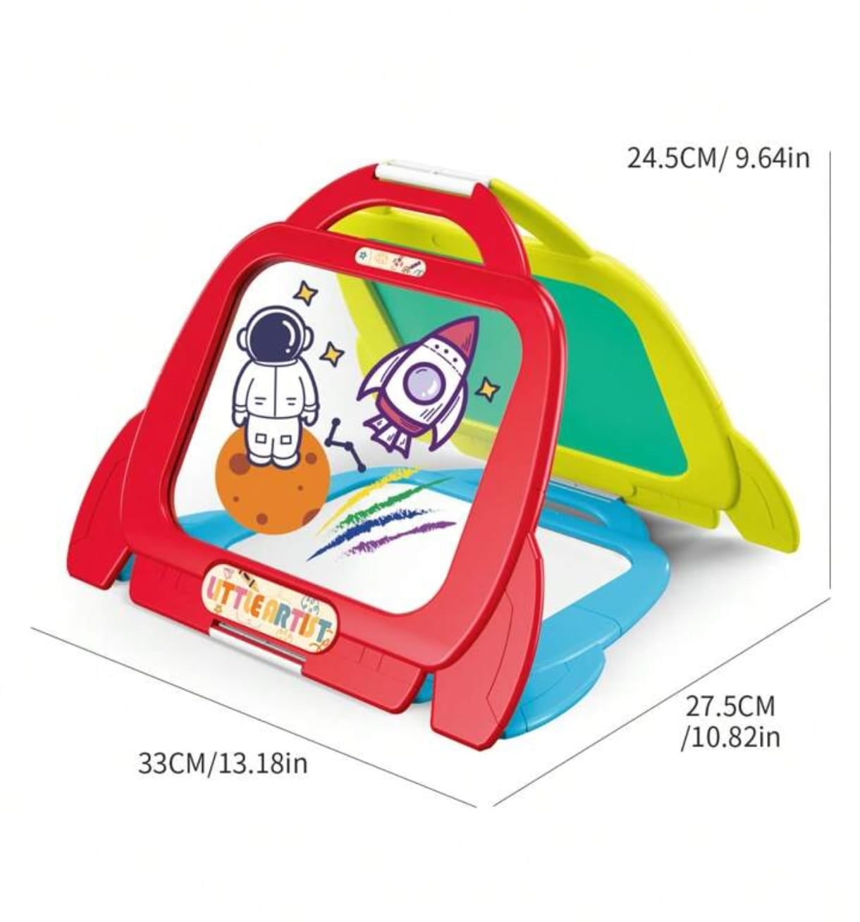 PIZARRA NEWVANA TABLERO DE DIBUJO 4 EN 1 INFANTIL 14 PIEZAS - 4