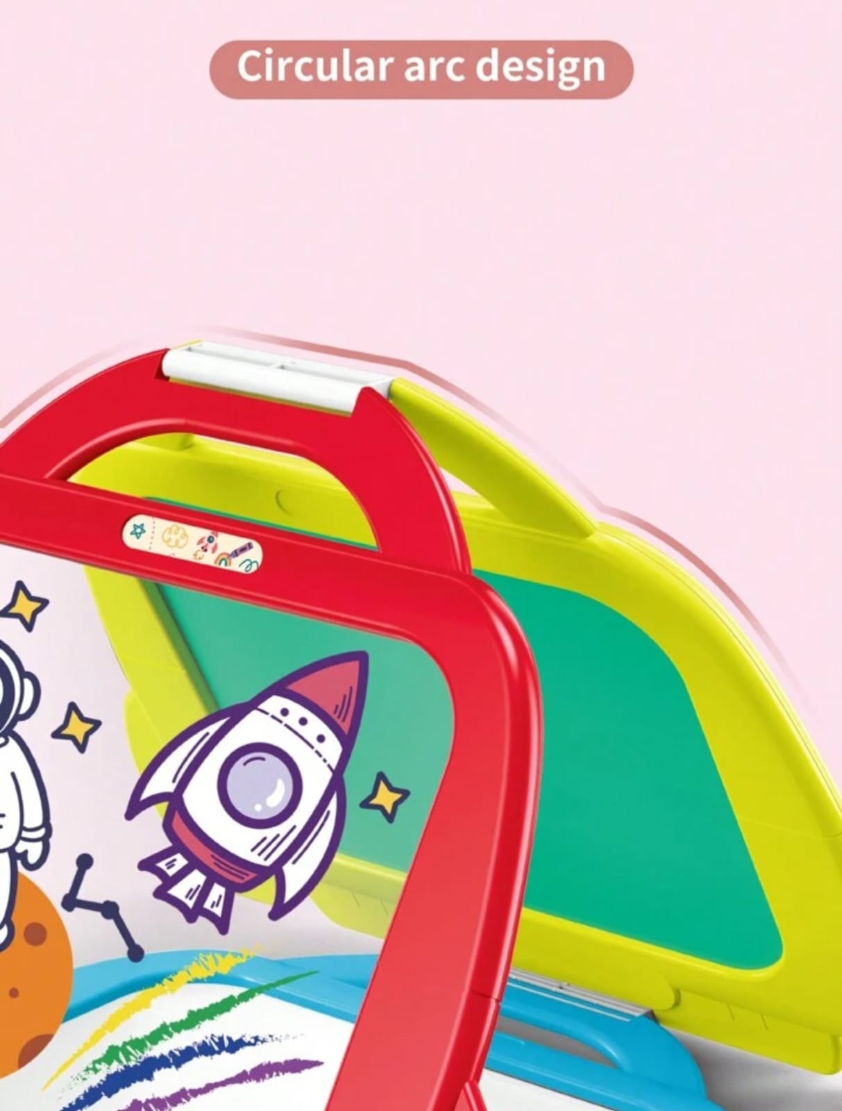 PIZARRA NEWVANA TABLERO DE DIBUJO 4 EN 1 INFANTIL 14 PIEZAS - 5
