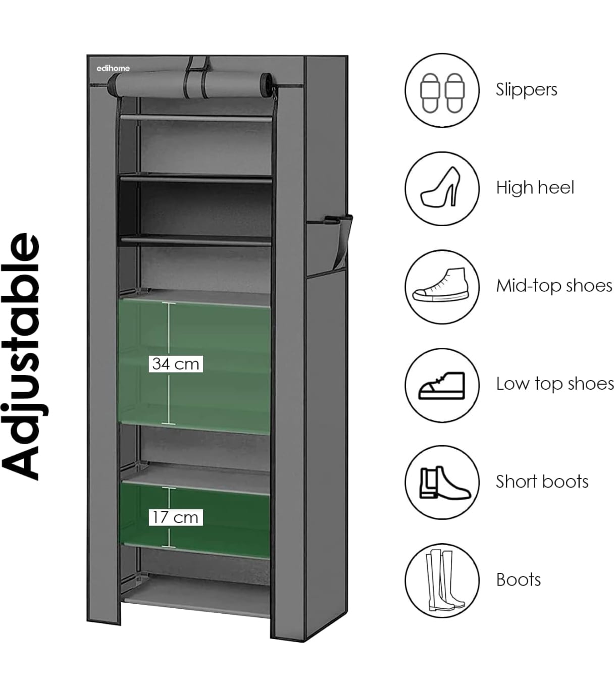 ORGANIZADOR NEWVANA ZAPATERO 10 NIVELES - 3