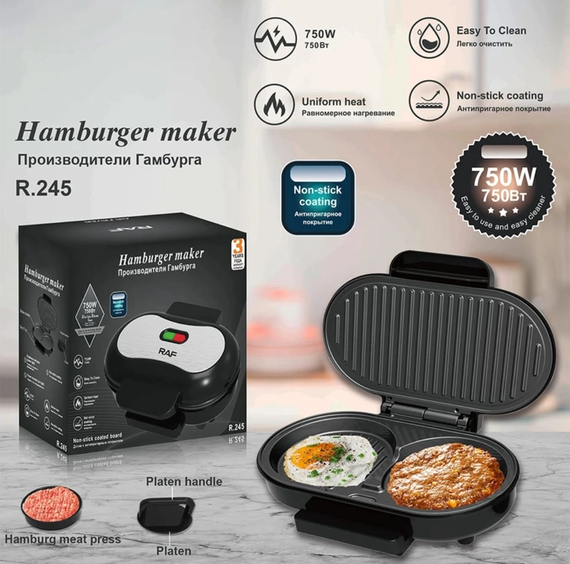 MAQUINA PARA PREPARAR HAMBURGUESAS - 4
