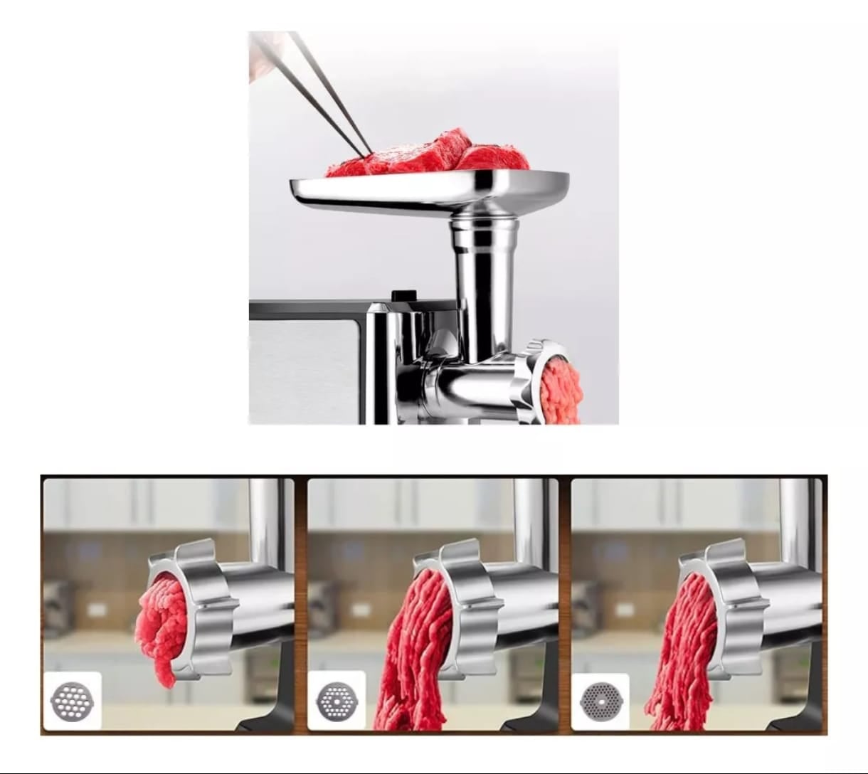 PICADORA DE CARNE NEWVANA ELECTRICA RAF R3368 - 6