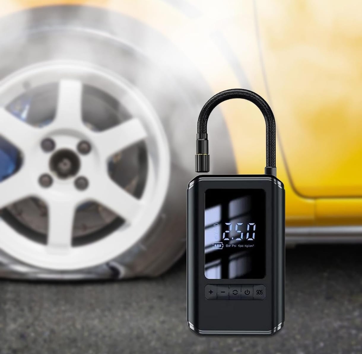 BOMBIN DE AIRE ELECTRICO PORTATIL RECARGABLE USB - 2