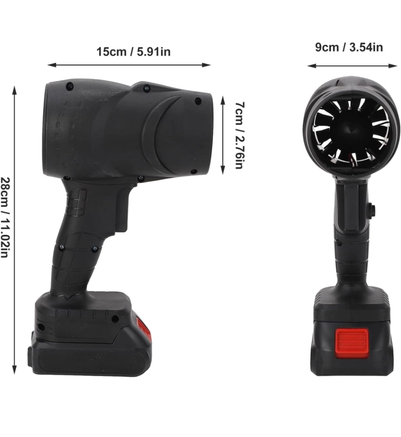 SOPLADOR AIRE INALAMBRICO RECARGABLE + 2 BATERIAS DE 48V - 3