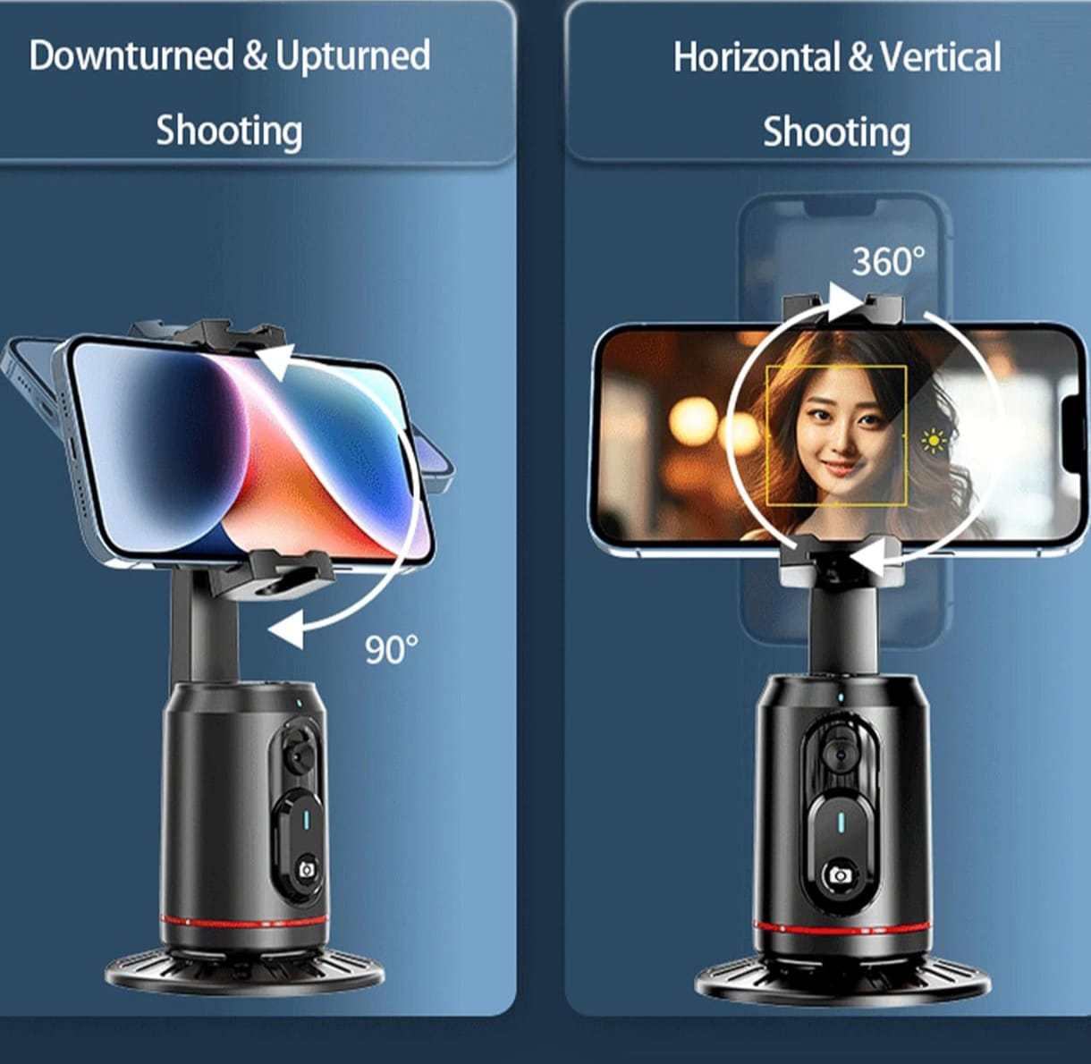 TRÍPODE NEWVANA Q02 TRIPODE DE SEGUIMIENTO FACIAL INTELIGENTE ROTACION 360° - 4