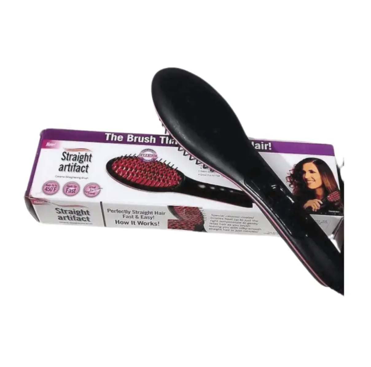 CEPILLO SECADOR Y ALISADOR PARA CABELLO - 1